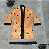 Peignoir Orange Hipster Bath Robe Top Qualité Femmes Luxe Vêtements De Nuit Maison Salle De Bain Oudoor Déesse Doit Designer Vêtements Drop Livrer Dhzti