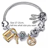 Hot Sales Game Charm Designer Armband för kvinnor Fashion Jewelry Diy Fit Pandoras Disnes Pixas Monsters Inc Armband Set Christmas Party Gift With Box Wholesale