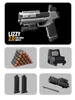 콜리메이터 손전등 야외 게임 매뉴얼 로딩 나일론 재료 스포츠 CS 슈팅 선물 2057과 부드러운 총알 총 장난감 권총
