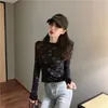 Women's T-Shirt Designer Luxury Sexy Tights Long Sleeve Casual High Quality Top Tees for Woman