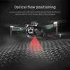 Drönare RC Quadcopter S151 Drone Brushless Motor UAV Optical Flow 6K Dual Camera Indoor Hinder Undvikande ESC WiFi Oldable Dron Toy Q231108