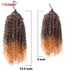 Rabas de cavalo leeons 9 13 polegadas Curly Ponytail sintético Afro Afro Kinky Curly Curly Custring Ponytail Clipe Extensão de cabelo Cabelo Chignon Hairpiece 230407