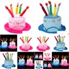 Party Hats Christmas Decoration Mascot Birthday Decorations Adt Cake Cap Hat Performance Dress Up Props Drop Delivery Home Garden Fe Dhfgw