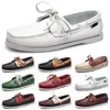 GAI zapatos casuales hombres blanco ocio barato Platas topo dlives marrones gris rojo verde caminar bajo suave Multi cuero para hombre zapatilla de deporte al aire libre entrenador GAI