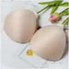 Intimates tillbehör Kvinnor Intima 10 par/Lot Triangle Sponge Bh -kuddar för baddräktklänning avtagbar bröstinsättning Breast Cups Pus Dhawd