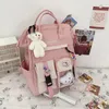 Sacs d'école Sac à dos de dessin animé 2023 Nylon étudiants sacs à dos et transporteurs pour enfants Kawaii femmes correspondant quotidiennement cartable mignon Bolsas