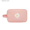 Cosmetic Bags Little Daisy Cosmetic Bag Ins Style Portable Large Capacity Fashion Brand Portable Bag Wash Bag Cosmetics Storage Bag Q231108