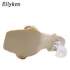 Sandals Eilyken Summer Moda Design Weave Women Transparent Strange High Heels Alfreation Ladies Open Toe Shoes 230408