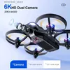 Drones V16 Kleurrijke LED RC-helikopters Speelgoedgeschenken 360 Volledige bescherming Mini FPV Drone 4K VR Luchtfotografie Gratis retourneren Q231108