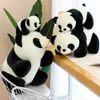 18-80Cm 10 Estilo Lindo Panda Gigante Muñeco de Peluche de Juguete Simulación Propenso Enormes Animales de Peluche Adornos de Almohada Al Por Mayor