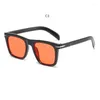 Sunglasses 2023 Fashion Square Sun Glasses Designer Driveing UV400 Eyewear Fro Women Men