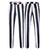 Men's Suits Blazers Fashion Men's Business Black And White Zebra Stripes Formal Suit / Male Slim Stage Party 2 Pcs Blazers Sets Jacket Pants 231109