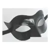 Masques De Fête Nouveau Masque Noir Et Blanc Demi Visage Mascarade Props Livraison Drop Home Garden Fournitures De Fête Dh3Q0