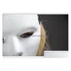 Maschere per feste Halloween Shuffle Pvc White Mask Hiphop Dance Drop Delivery Home Garden Festive Supplies Dhkka