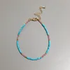 STRAND LII JI ECHTE STEEN TURQUOISES LAPIS LAZULI PERIDOTS LABRADORITE PINT ROZE TOUMALINES BRACKET 1PCS