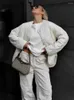 Giacche da donna Nadafair Piumino con bottoni Capispalla invernale Cappotti chic Top a maniche lunghe Cardigan oversize Bianco Nero Streetwear