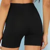 Kvinnors shorts ultratin fitness casual hög midja fashionabla cykel shorts sommar knä botten svart 230408