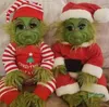Grinch Puppe süßes Weihnachtsstofftier Weihnachtsgeschenk Kinder