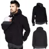 Moderskapsbärare Baby Holder Jacket Mor Kangaroo Hoodies