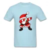 T-shirt da uomo T-shirt da uomo Tamponando Babbo Natale Camicia Natale Divertente Dab X Mas Regali Bambini Ragazzi Ragazze Gioventù Donna T-shirt Magliette Top