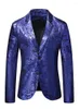 Men's Suits Print Long Sleeve Single-Breasted Blazer - Trendy Fashion Suit With Unique Design