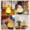 Table Lamps Rechargerble Vintage Pear USB Touch Lamp Home Lighting Bedroom Decor Bedside Nightlight LED Study Desk Lights