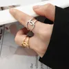 Bagues de cluster Dieerlan Design original Charme Bow pour femmes Personnalité de mariage Open Finger Bijoux féminins