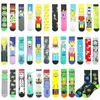 Men's Socks Happy Colorful Skateboard Long Funny Men Women Cartoon Design Pattern Hip Hop Cool Sokken For Cotton Meias Unisex