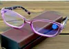 Sunglasses Ladies Small Purple Frame TR90 Light Weight Flexible Retro Handcrafted Eyeglasses Reading Glasses 0.75 1 1.25 1.5 1.75To 4