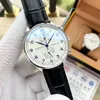 Wysokiej jakości najlepsza marka IWX Portugieser Man na rękę Chronograph Seria Luksusowe męskie zegar Sapphire Mirror Designer Ruch Automatyczne zegarki mechaniczne Montre