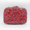 Diamanten dinertas, bankethandtas van glas, volledige dames clutch 231108