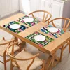 Tapetes de mesa con estampado de plantas, manteles individuales de 42x32, servilleta distintiva, tapete para comedor, tazones, posavasos para bebidas, manteles individuales de cocina