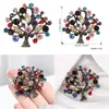 Broches strass arbres femmes hommes arbre de noël fête bureau décontracté broche broches cadeaux livraison directe 202 Dhihi