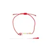 Charm Bracelets 50Pcs/Lot Mixed Lucky Hamsa String Evil Eye Red Cord Adjustable Bracelet Diy Jewelry Drop Delivery Jewelry Br Dhgarden Dhd9S