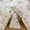 寝具セットコットンソフトセットスプリングフラワーズ羽毛布団カバーファームハウス植物の花リバーシブルキルトベッドシート2錠剤