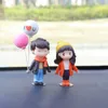 Decorations Anime Couples For Car Ornament Model Cute Kiss Balloon Figure Auto Interior Decoration Pink Dashboard Figurine Accessories Gifts AA230407