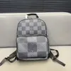 Bolsos de diseñador Mochila marrón para hombre Mochila con letras de empalme a cuadros Mochila de gran capacidad Marca Bolsa de viaje para hombre Mochilas escolares Bolsos casuales para mujer al aire libre Totes