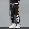 Pantalons pour hommes Hip Hop Cargo Pants Hommes Streetwear Coton Joggers Mode Pantalons De Survêtement Homme Casual Sarouel Pantalon D'été Pantalon Hommes Femmes M230409