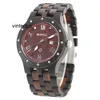 Watches For Men Quartz BEWELL watch with five beads and wooden sandalwood Mason