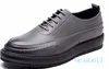 Zapatos de vestir Oxford para hombre, traje de negocios, hombre formal, boda, cuero, oficina, hombres