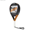 Tennis Rackets Padel Tennis Racket 100% Full Carbon Fiber Surface with EVA SOFT Mory High Balance Pad Padd Q231109