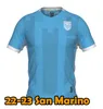 2023 Europe Malte Saint-Marin Andorre maillots de football maison rouge et bleu 22 23 MALTE Jordi Alaez Iker alvarez hui66688 hommes version thaïlandaise maillot de football