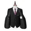 Męskie garnitury Blazers klasyczne mężczyzn pojedynczych przycisków wysokiej jakości niestandardowy biznes trzyczęściowy szczupły suknia ślubna o dużej wielkości Tuxedo 231109