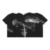 losse grote v t-shirt Designer Grote Grote V Reflecterende V Vrienden Mannen Vrouwen shirt Casual Smoke Angel Losse Liefhebbers luxe hoge kwaliteit Korte vlones Mouw