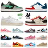 2023 designer platform shoes black white red bear france grey green white rice grey casual shoes abc camo combo pink tokyo heel beige captain mens womens flat sneaker