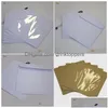 Paper Products 100Pcs/Lot 12.5Cm Square Disc Cd Sleeve 90Gsm Kraft Dvd Bag Er D Packaging Envelopes Type Pack Bags Wedding Party Fav Dhvwx