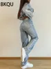 Kadın kot pantolon, gevşek geniş bacak denim pantolon sokak kıyafeti harajuku vintage metalik yüksek bel düz kadın 2023 Sonbahar