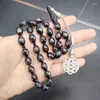 Strand Tasbih Natural Kuka Wood inlaid Metal Muslim Misbaha Prayer Beads Handgjorda Subha Islamiska radband pärla arabiskt mode