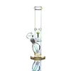 Heady glass bongs Hookah/Borosilicate Luminous Glass Hookah 12" Tall with perc 14mm Connector (GB-445)