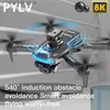 Droni PYLV Nuovo P15 Mini Drone Professionale 8K HD Fotocamera Evitamento ostacoli Fotografia aerea Brushless pieghevole Quadcopter Regalo giocattolo Q231108